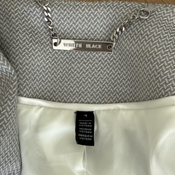 WHITE HOUSE BLACK MARKET Herringbone Suiting Blazer - Picture 11 of 13